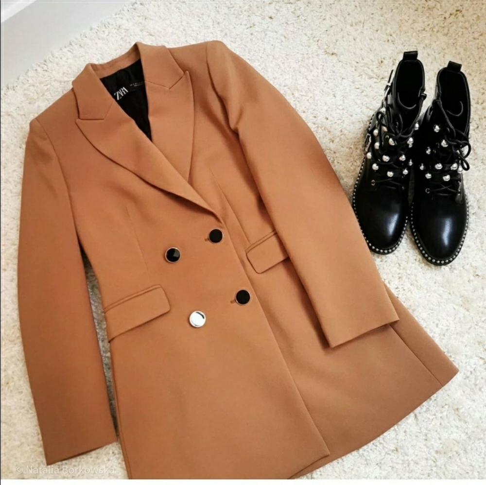 Zara double breasted coat - Picture 5 of 8